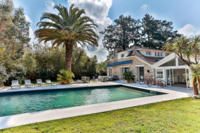 Embruns - Location vacances capbreton superbe villa avec jardin et piscine chauffée